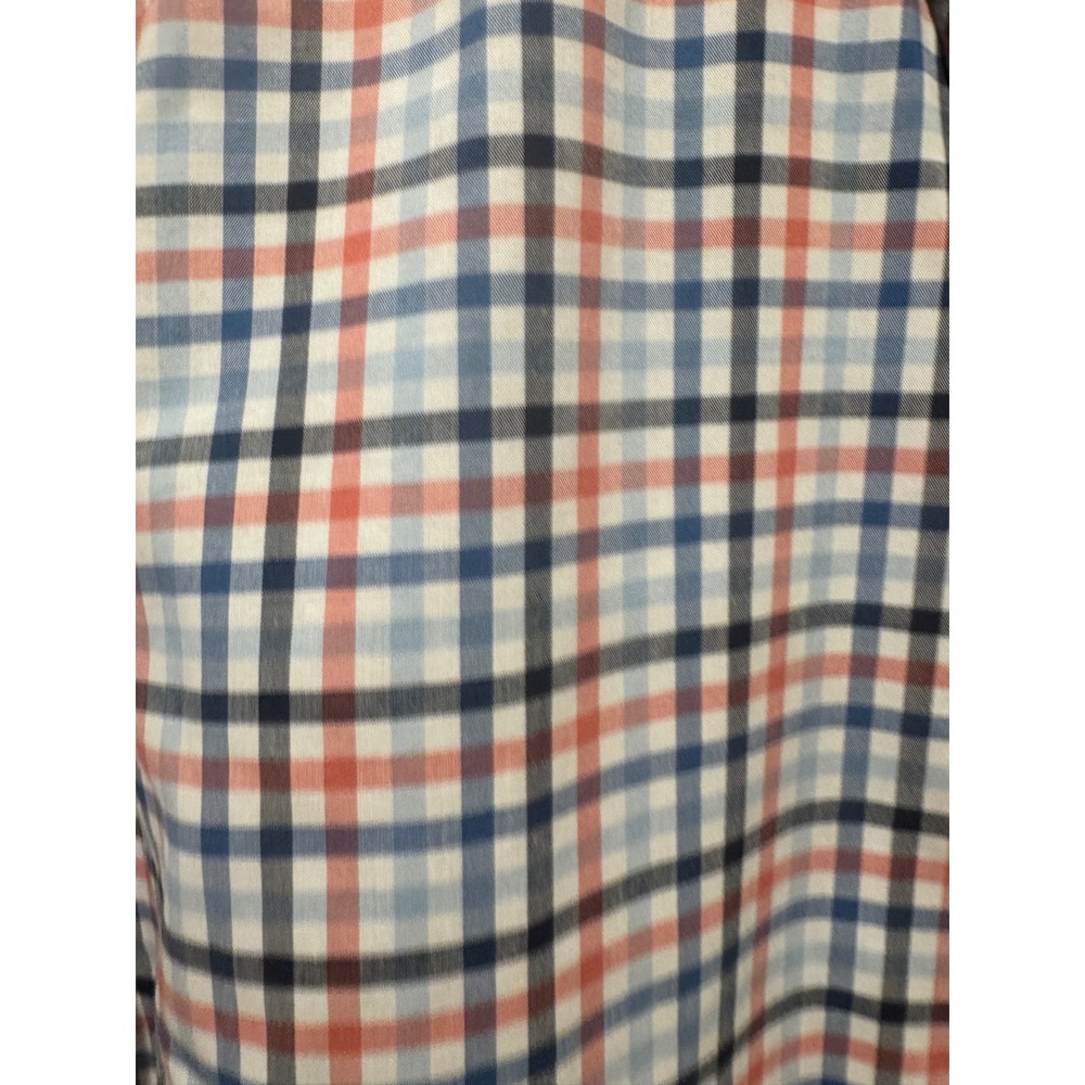 LL Bean Mens XXL NWOT Traditional Fit Plaid Button Down Shirt Blue Red‎ White - Picture 3 of 8